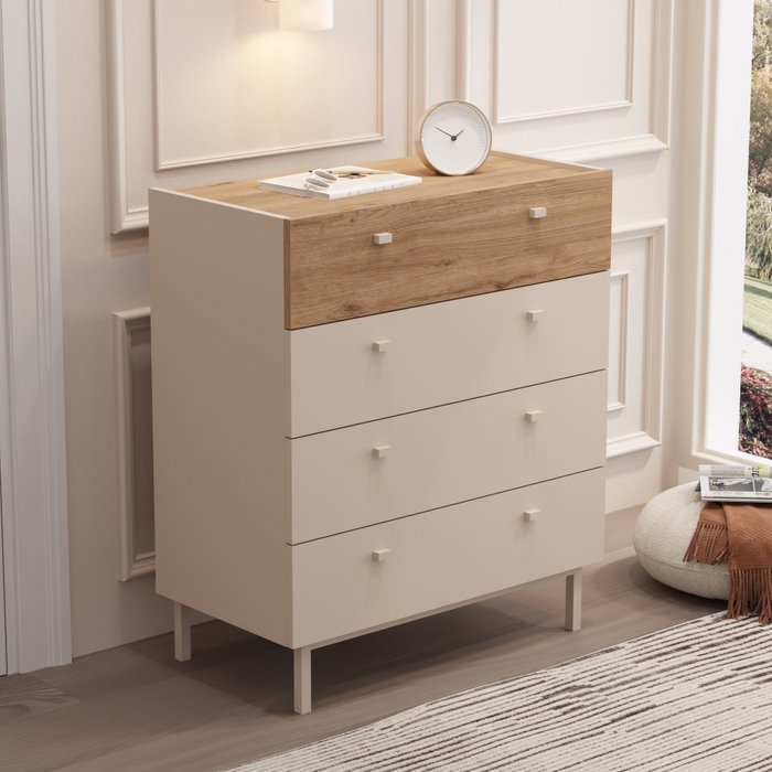 Hanah Home Luke - LK6-CS Cómoda Arena y Roble Hanah Home Luke - LK6-CS Cómoda Arena y Roble